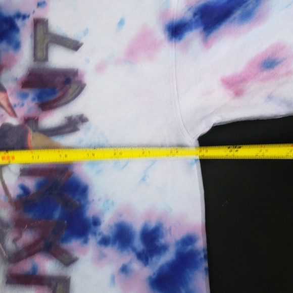 CUSTOM Travis Scott Anime Codeine Tie Dye Shortsleeve Shirt Mens Large Houston - Picture 8 of 8